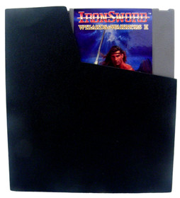 IronSword: Wizards & Warriors II NES cartuccia gioco e cover antipolvere ~ funzionante