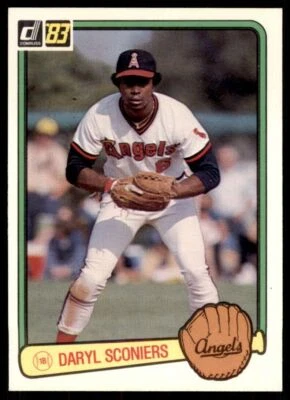 1983 DONRUSS DARYL SCONIERS . CALIFORNIA ANGELS #141 - Image 1 of 2