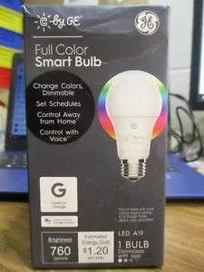 New, Sealed! C by GE Full Color Smart Bulb Model CLEDA1911C2/G1P - Picture 1 of 7