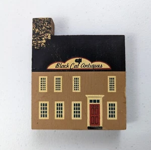 Vintage The Cat's Meow Collectibles Series VII Black Cat Antiques Signed 1989 - Picture 1 of 3