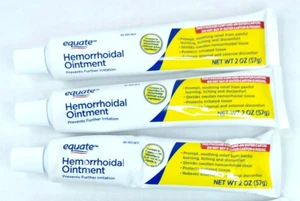 3pk Equate Hemorrhoidal Ointment Hemorrhoids 2 OZ 57g (comp. Preparation H) - Picture 1 of 3