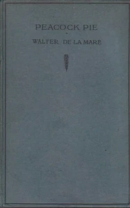 1924 PEACOCK PIE WALTER DE LA MARE POETRY RHYMES - Picture 1 of 1