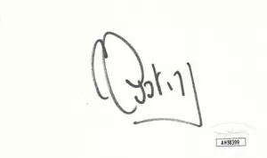 GABRIELA SABATINI Signed 3X5 Index Card JSA AH58399 - Picture 1 of 1