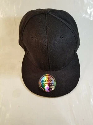 Jinx Ball Cap High Quality Headwear Black Size 7-1/8 Excellent Condition Foto 1 de 4