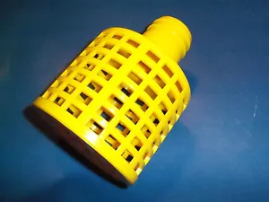 NEW HONDA YELLOW WATER PUMP TRASH SCREEN / STRAINER 3 3/4"X4" 1 1/2"PIPE OEM - Picture 1 of 1