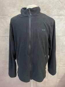 Champion Men's Black Full Zip Fleece Jacket Size L - Picture 1 of 6