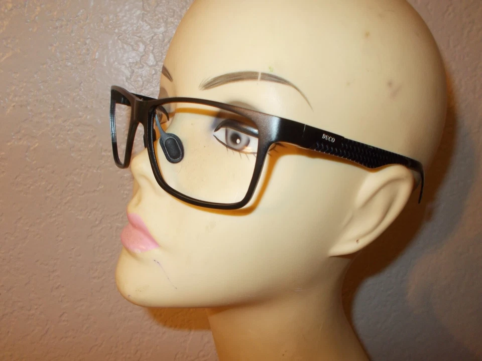 DUCO DC8206 Blue Carbon Fiber Matte Black Frame Sunglasses - Image 1 of 4