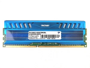 Patriot 4GB Gaming Memory DDR3-1600 PC3-12800 1.5V Desktop PV38G160C9KBL Shield - Picture 1 of 2
