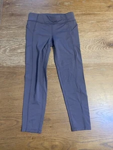 All In Motion Girls Leggings Size S 6/6X From Target Side Pockets Purple - Picture 1 of 3