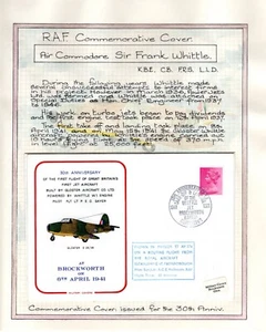 Reino Unido 1971-1980 - 13 cubiertas conmemorativas R.A.F con papeles de exhibición hechos a mano - Imagen 1 de 7