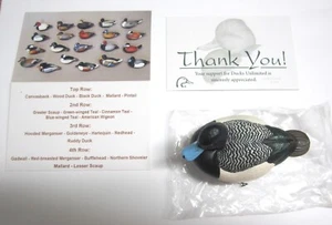 2019 JETT BRUNET LESSER SCAUP DUCK MINI DUCKS UNLIMITED DECOY FIGURINE NEW W/BOX - Picture 1 of 8