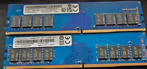 Ramaxel 16GB (2x8GB) RAM PC4-21300 DDR4-2666V Desktop SDRAM RMUA5110ME78HAF-2666 - Picture 1 of 1