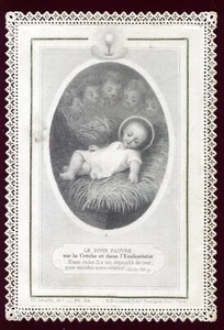 image pieuse santini holy card canivet Letaille . Le Divin Pauvre - Picture 1 of 1