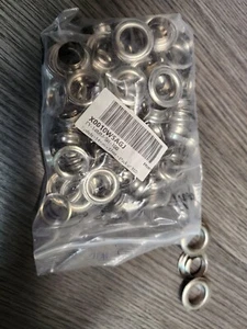 100 pz di occhielli borchie in alluminio da 14mm per teloni tende da sole - Foto 1 di 2