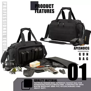 RIVON 3 colores bolsa deportiva resistente al agua bolsa táctica pistola pistola tiro - Imagen 1 de 30