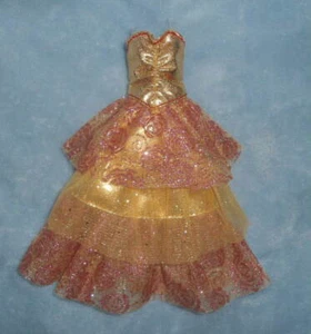 Hasbro Disney Die Schöne und das Biest Belle Style Serie 11 Zoll Puppenkleid gold rose transparent - Bild 1 von 3