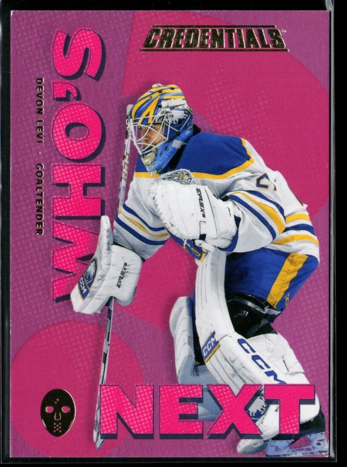 2023-24 Upper Deck Credentials Who's Next #WN-DL Devon Levi - Image 1 of 2