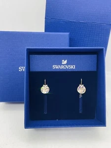 Swarovski Crystal Bella V Drop Earrings Rose Gold 5299318 Lever back - Picture 1 of 12