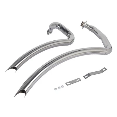 For Yamaha XV400 XV535 Virago 535 400 Complete Exhaust System Muffler Pipe Foto 1 de 4