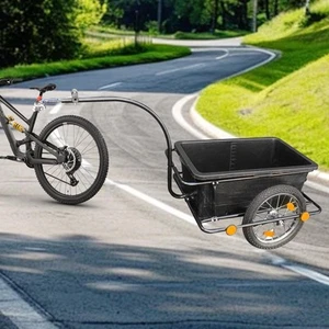 Bike Cargo Trailer Removable Box Towable Practical Versatile Bicycle Trailer - Picture 1 of 7