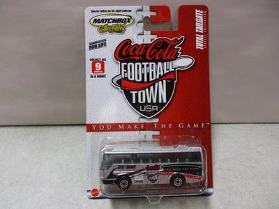 Matchbox Coca Cola Football Town USA Total Tailgate City Bus - Image 1 of 2
