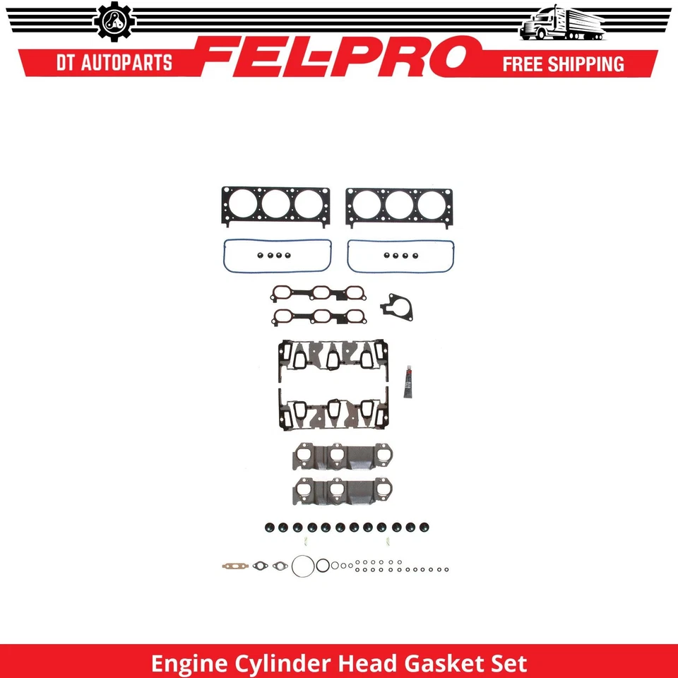 Juego de juntas de culata de motor V6 de 3,4 L Fel-Pro para Chevrolet Impala 2004-2005 Foto 1 de 1