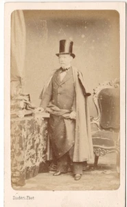 Maréchal Ramón María Narváez y Campos Photo CDV Disderi ca 1865 militaire - Imagen 1 de 2