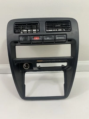 1993-1997 Nissan D21 Hardbody Pickup Pathfinder Radio Bezel Dash Trim OEM - Image 1 of 4