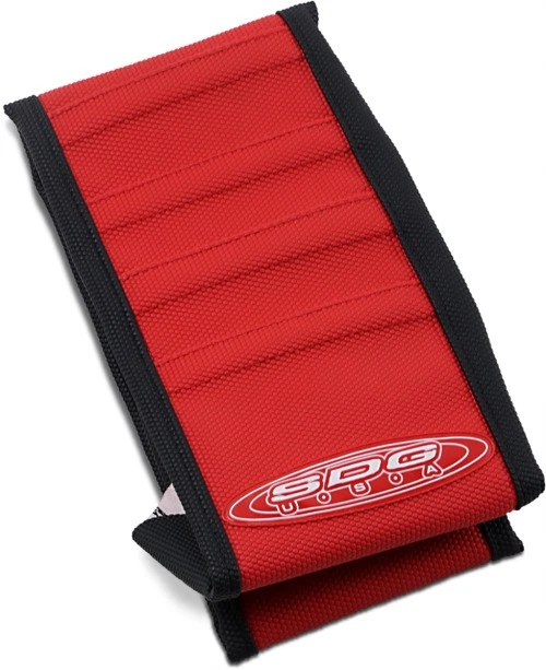Cubiertas de agarre SDG 9 pliegues - rojo/negro motocicleta moto 96347RK 0821-3387 Foto 1 de 3