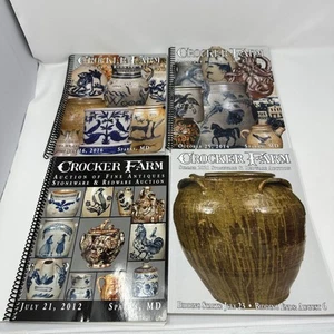 Lot Of 4 Crocker Farm Antique Stoneware Books Redware July 2021 2012 2016 2014 - Picture 1 of 9