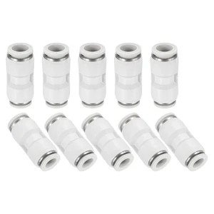 10 Piezas Tubo Reductor 1/2" OD x 3/8" Tubo OD Empujar para Conectar Accesorios, Blanco - Imagen 1 de 7