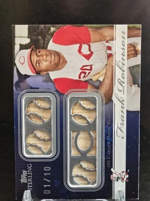 1001100 - 2008 Topps Sterling Frank Robinson Bat Cincinnati Reds Relic /10 - Image 1 of 2