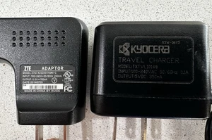 2 Micro USB Adapter-Chargers Input 100-240 Volts / Output 5 Volts . - Picture 1 of 4