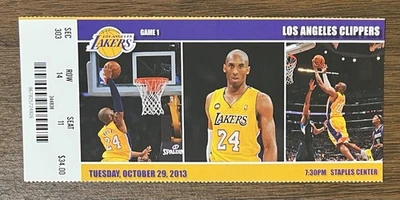 CHRIS PAUL (CLIPPERS) vs LOS ANGELES LAKERS 29-10-13 AUTÉNTICO BOLETO DE JUEGO COMPLETO Foto 1 de 4