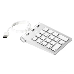 Innovative USB Wired Keyboard with Space Saving Design and Extra Features - Picture 1 of 12