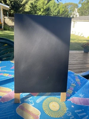 Double Sided A-Frame Table Top Folding  Chalk Board - Image 1 of 3