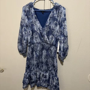 Aqua Blau Multi Paisley Kleid Gr. Medium - Bild 1 von 7