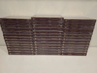 SEALED ~ COMPLETE WORKS of WILLIAM SHAKESPEARE 39 VOL Easton Press RARE PRINT - Image 1 of 4