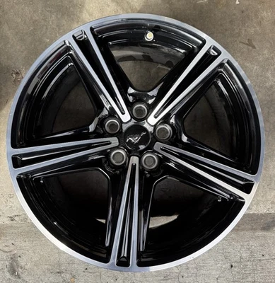18” 2024 2025 FORD MUSTANG 18x8 5 SPOKE WHEEL RIM Factory Oem Black PR3C1007AA - Image 1 of 4