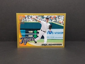 2010 Topps #US-13 Max Scherzer, Tigers - Gold Border Parallel (0432/2010) - Bild 1 von 2