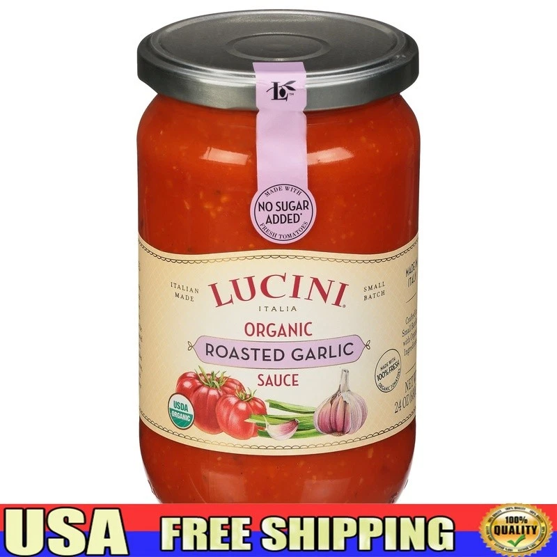 Lucini Pasta Sauce Marinara Garlic -pack of 6