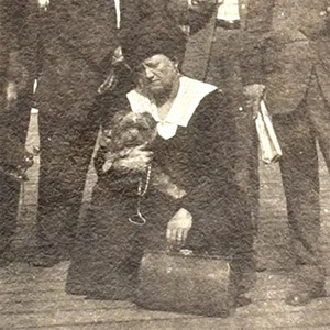 Antique Photo Orpheum Vaudeville Theatre Performers with Woman and Dog c.1915 - Picture 1 of 5