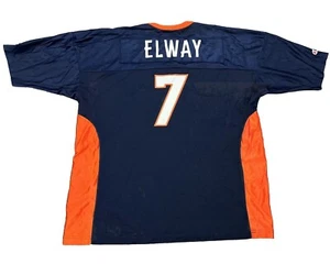 Vintage Denver Broncos John Elway jersey champion Size 52 Mens Orange - Picture 1 of 9