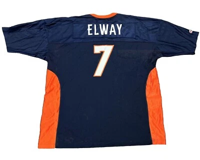 Camiseta de colección Denver Broncos John Elway campeón talla 52 para hombre naranja Foto 1 de 4
