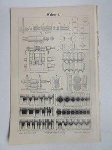 Vieux Tableau - Thème " Walzwerk " De 1895 (BE-2) - Imagen 1 de 1