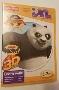 NEW Kung Fu Panda 2 Fisher Price iXL Learning System Game Ages 3-7 + 3D Glasses - Picture 1 of 2