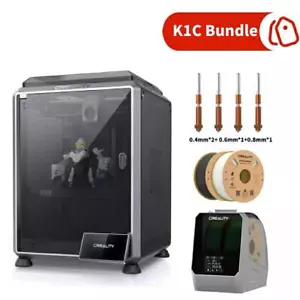 Creality K1C 3D Printer 600mm/s High Speed AI Camera with Nozzle+PLA+Dryer Plus - Picture 1 of 12