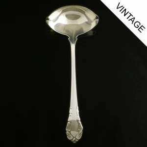Georg Jensen Silver Gravy Ladle, Curved Handle - Lily of the Valley - Picture 1 of 1