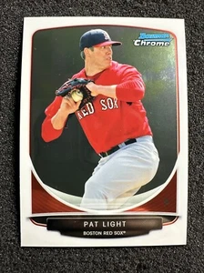 PAT LIGHT #BCP152 2013 Bowman cromo cantidad Boston Red Sox - Imagen 1 de 3