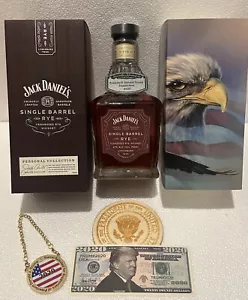 Jack Daniel's Single Barrel Rye President Donald Trump Selection 2020 - Picture 1 of 11
